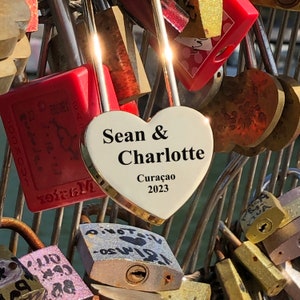 Valentines Day Gift for Him Personalized Love Lock Wedding Gift Anniversary Gift for Husband Gift for Boyfriend First Valentines Day Gifts