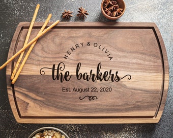 Personalized Cutting Board, Engraved Cutting Board, Personalized Wedding Gift, House Warming Gift, Custom Cutting Board, Anniversary Present