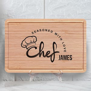 Personalized Cutting Board Custom Gift for Him, Unique Birthday Gift for Dad, Anniversary Gift for Husband, Grilling Board for Boyfriend,