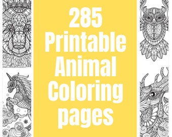 285 Printable Animal Coloring Pages