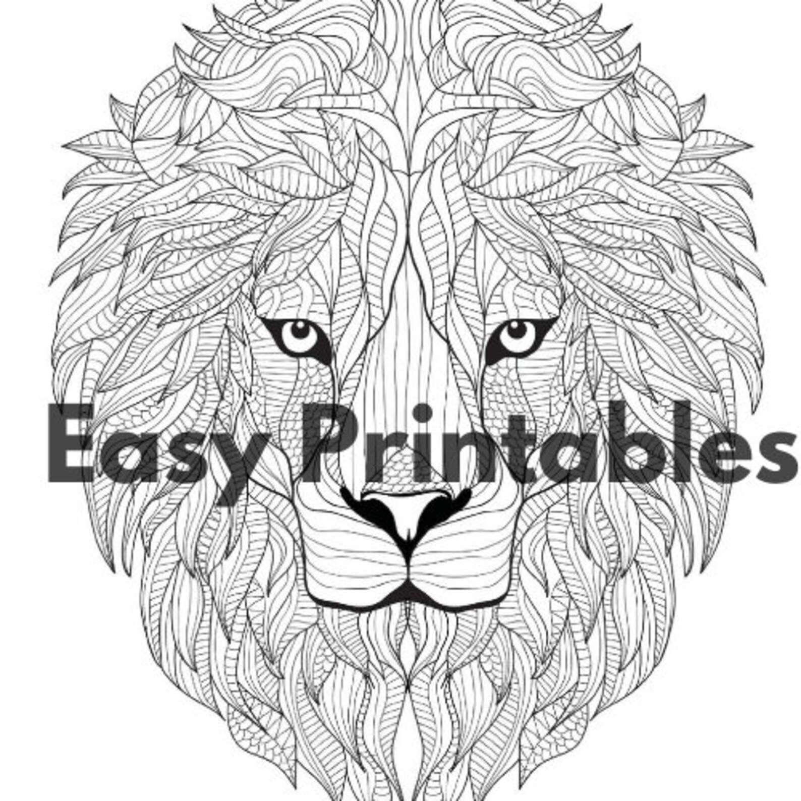 285 Printable Animal Coloring Pages | Etsy