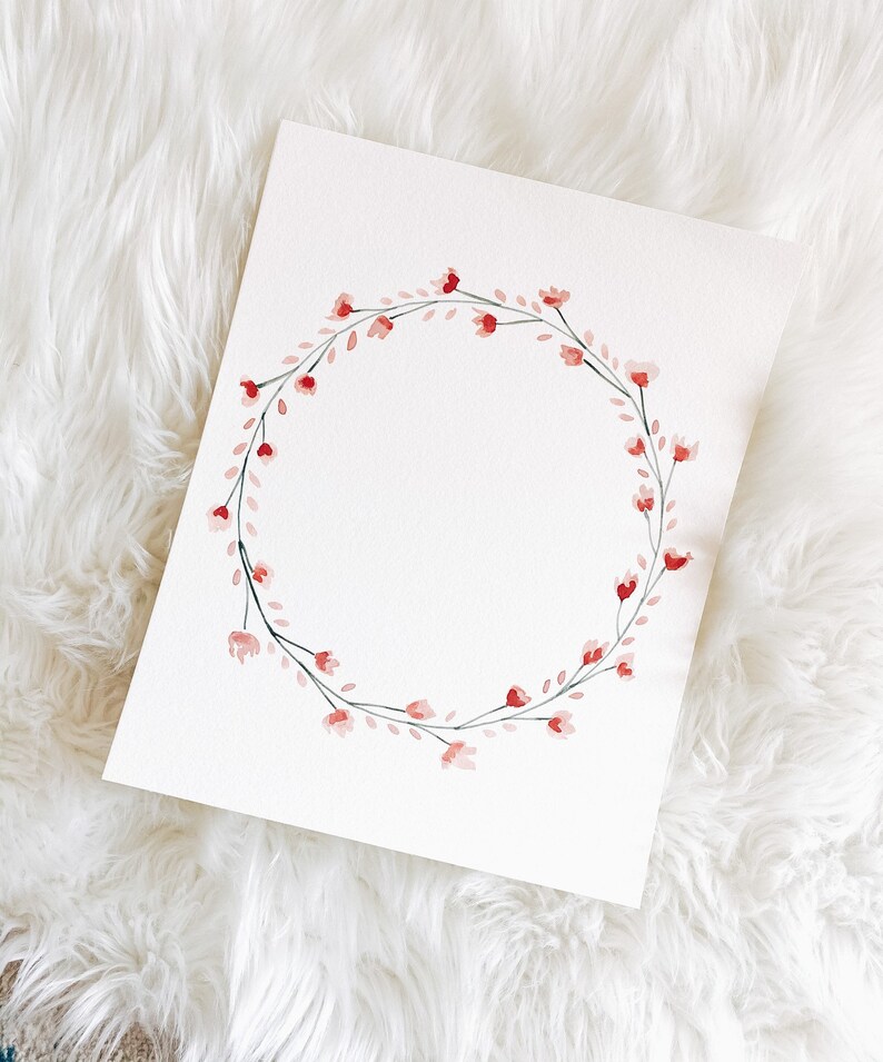rust wreath Simple blush