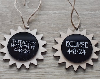 Solar Eclipse 2024 Keepsake Ornament