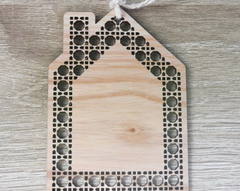 House Ornament | Welcome Home Closing Basket Gift Tag | Our First Home Ornament