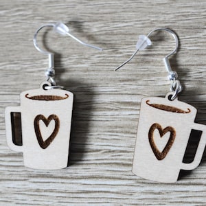 Coffee Cup Earrings