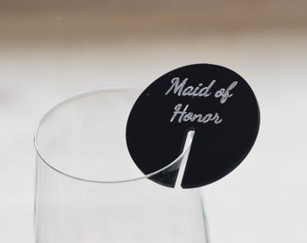 Wedding Drink Tag | Acrylic Custom Drink Marker