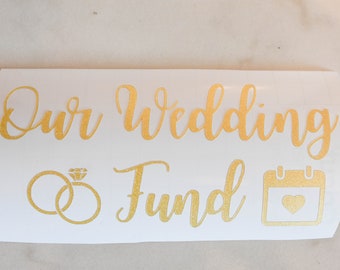 Our Wedding Fund svg Engagement svg Wedding cut file Wedding fund cut file Engagement gift svg Wedding Fund svg