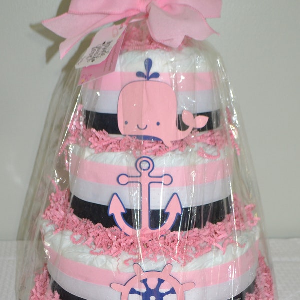Anchor Diaper Cake Etsy