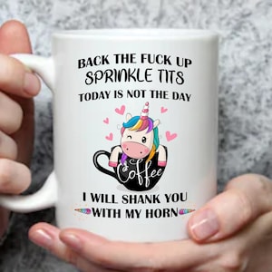 Funny Personalized Unicorn Mug Adult Life Profanity Rude Coffee Cup Introvert Gift Work Mug
