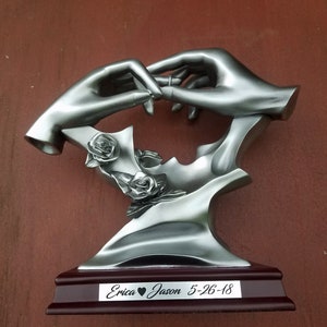 Personalized Statue, Sculpture Ring, Wedding Sculpture, Couple Sculpture, Couple Gifts Personalized, Wedding Gifts Ideas, Proposal Gifts image 9