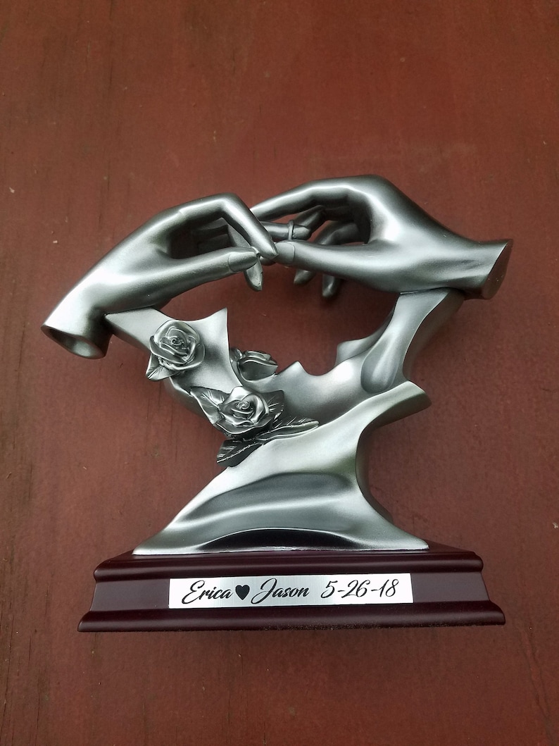 Personalized Statue, Sculpture Ring, Wedding Sculpture, Couple Sculpture, Couple Gifts Personalized, Wedding Gifts Ideas, Proposal Gifts image 9