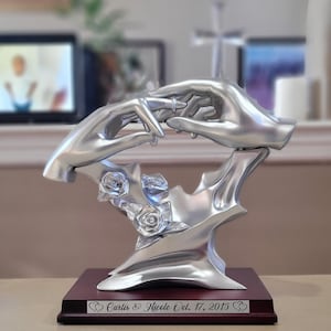 Personalized Statue, Sculpture Ring, Wedding Sculpture, Couple Sculpture, Couple Gifts Personalized, Wedding Gifts Ideas, Proposal Gifts image 10