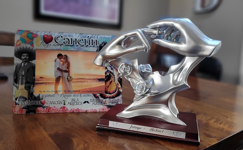 Personalized Statue, Sculpture Ring, Wedding Sculpture, Couple Sculpture, Couple Gifts Personalized, Wedding Gifts Ideas, Proposal Gifts image 5
