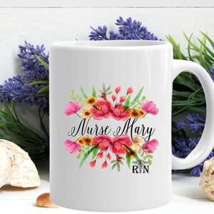 Krankenschwester Tasse, Geschenke für Krankenschwester, Krankenschwester Geschenke, personalisierte Tasse, Krankenschwester Kaffeetasse, registrierte Krankenschwester Tasse, Krankenschwester Wertschätzung, Krankenschwester Tasse, individuelle Tasse,