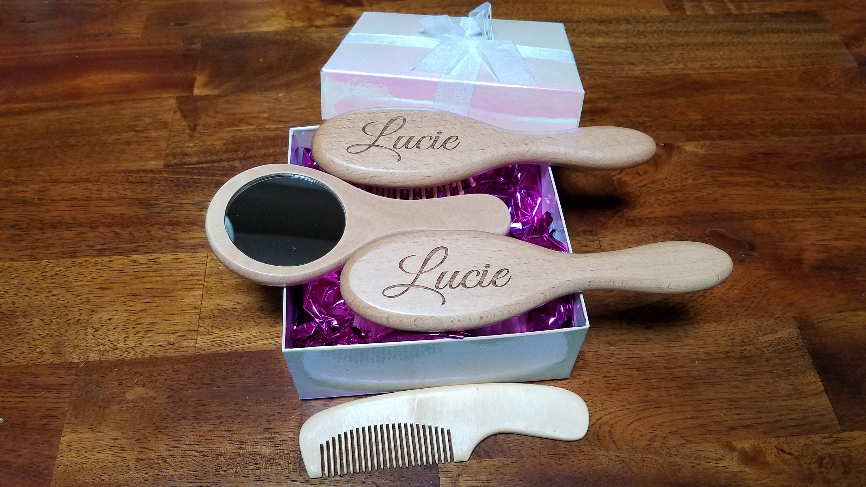 Ensemble De Brosse Et Peigne à Cheveux Pour Bébé, Brosse