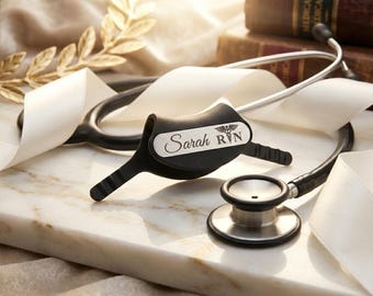 Custom ID Tag, Custom Stethoscope ID Tag, Custom Engraved Tag, Stethoscope id Tag Personalized , Engraved ID Tag, Stethoscope id Tag for Men