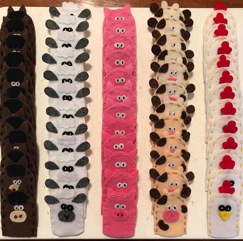 Farm Animals Finger Puppets