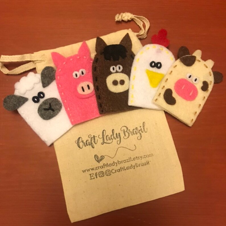 Farm Animals Finger Puppets