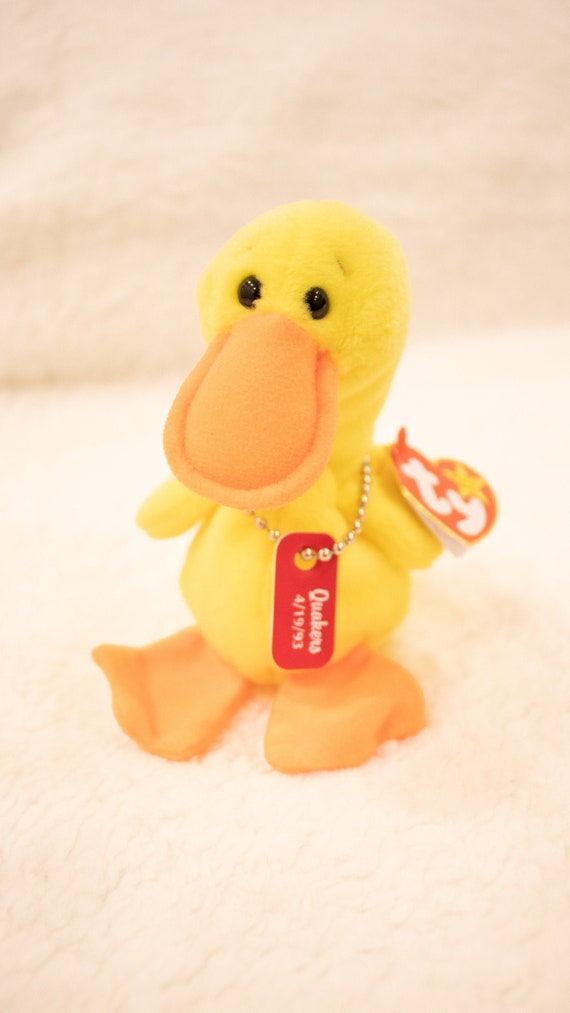 quackers beanie baby errors