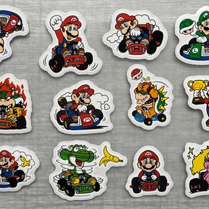 Super Mario Kart Sticker Pack