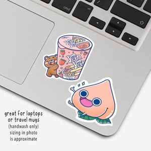 Sticker, waterproof stickers, laptop stickers, flower sticker, plant sticker image 2