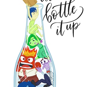 Print, Inside Oot Don't Bottle it up Mental health art print image 2