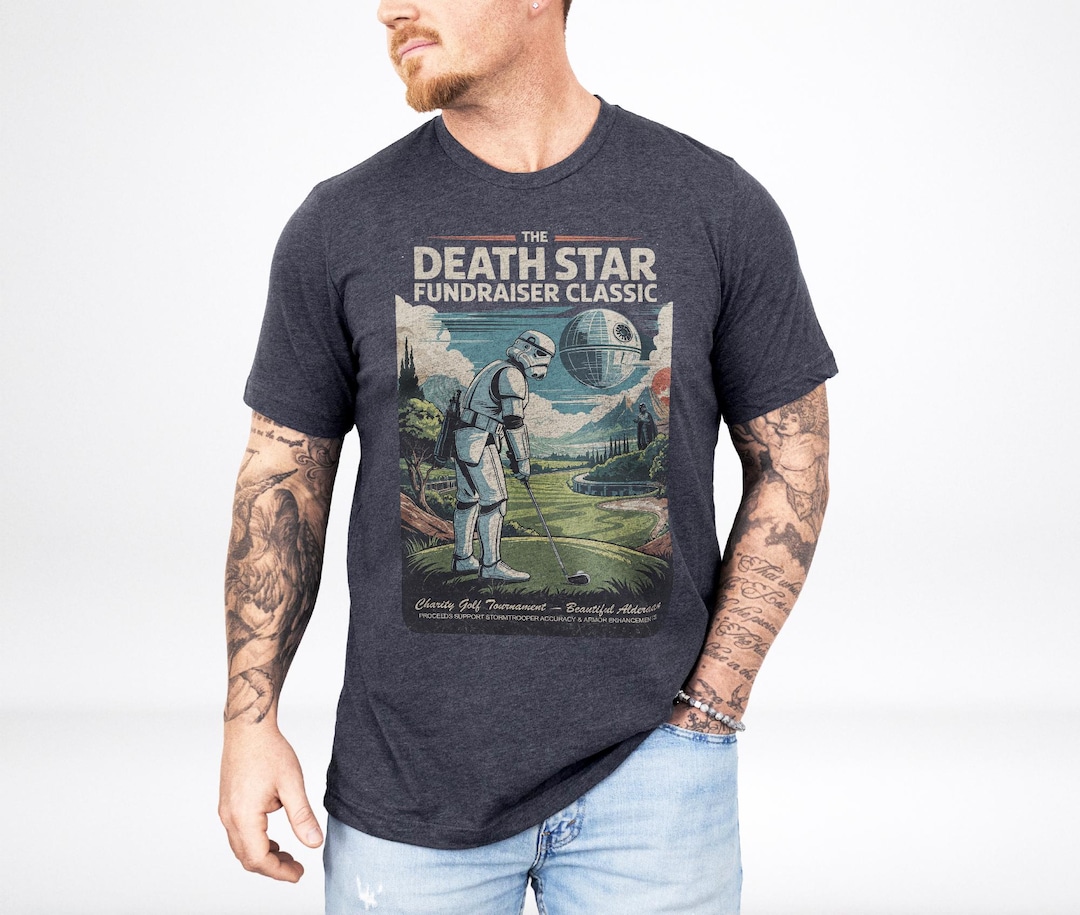 Funny Star Wars Golf Shirt, Gift for Golf and Star Wars Fans