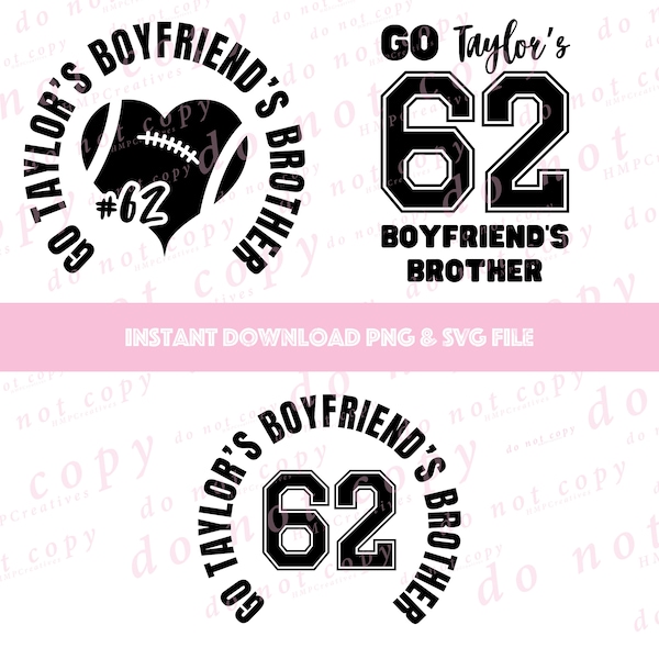 Philadelphia Football Boyfriend's Brother SVG Cut File & PNG Sublimation for Cricut