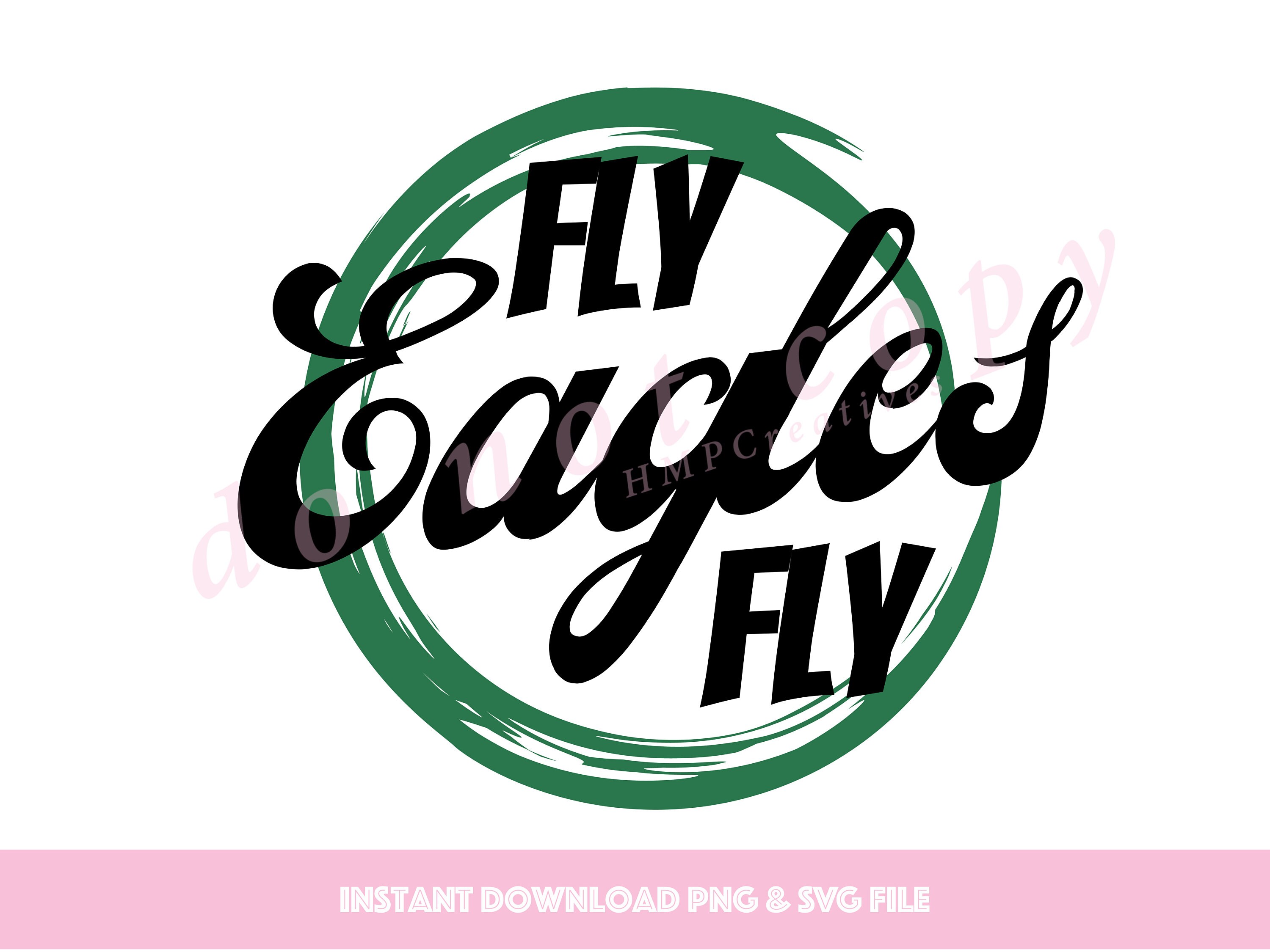 Fly Eagles Fly Football SVG Cut File for Cricut - Etsy