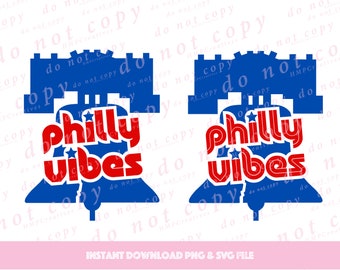 Philadelphia Baseball Philly Vibes SVG Cut File & PNG Sublimation for Cricut