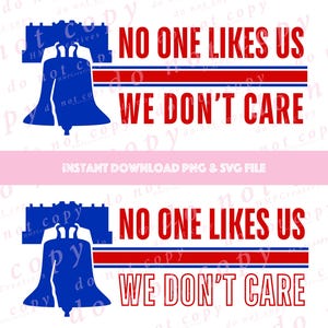 Philadelphia Baseball We Dont Care Liberty Bell SVG Cut File e PNG Arquivo Digital para Cricut