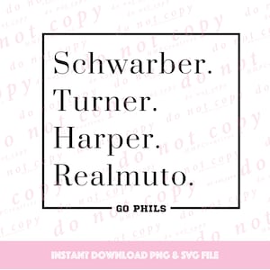 Philadelphia Baseball Team SVG Cut Files & PNG for Cricut