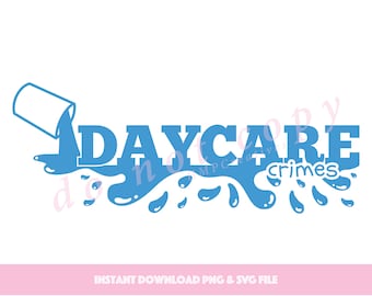 Philadelphia Baseball Daycare Crimes SVG-klippfil för Cricut