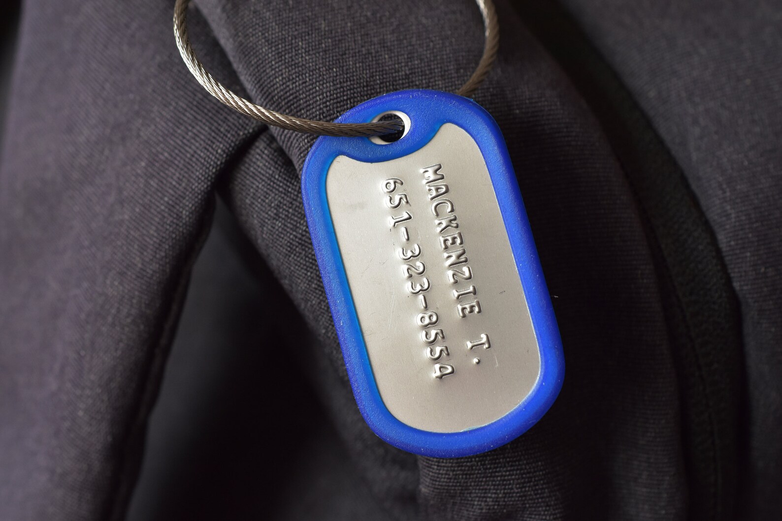 Stamped Luggage Tags Personalized Engraved Dog Tags Bag Etsy