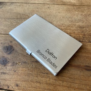 Titular de la tarjeta de visita, titular de la tarjeta de crédito, estuche para tarjetas de visita, regalos de empresa para hombres, regalo de aniversario, regalo personalizado para ella