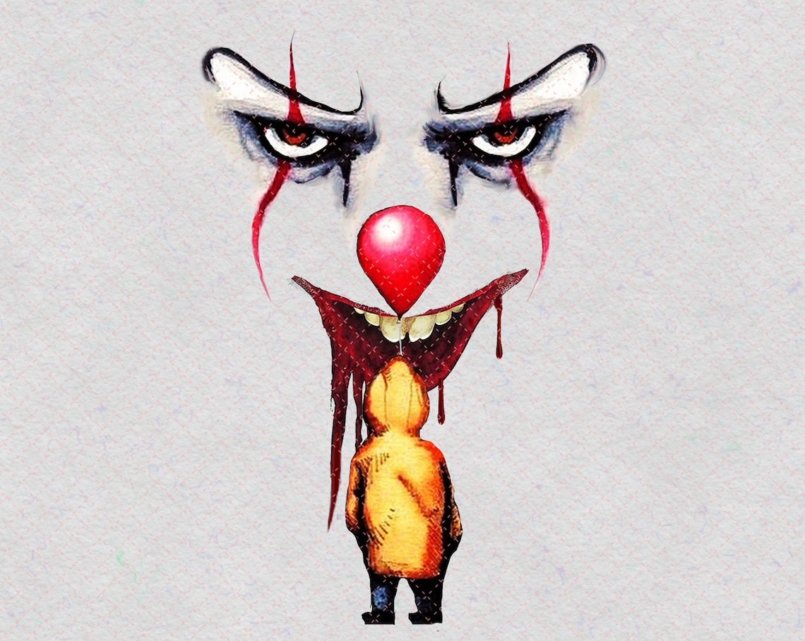 Pennywise PNG IT Gift Halloween Gift Sublimated | Etsy