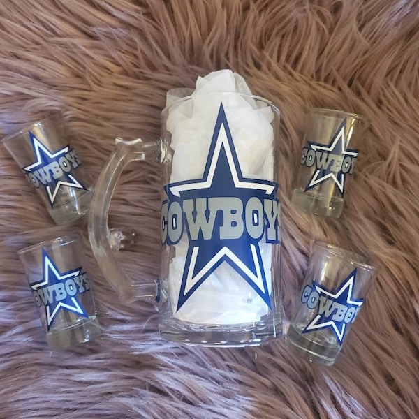 Dallas Cowboys Decanter Etsy