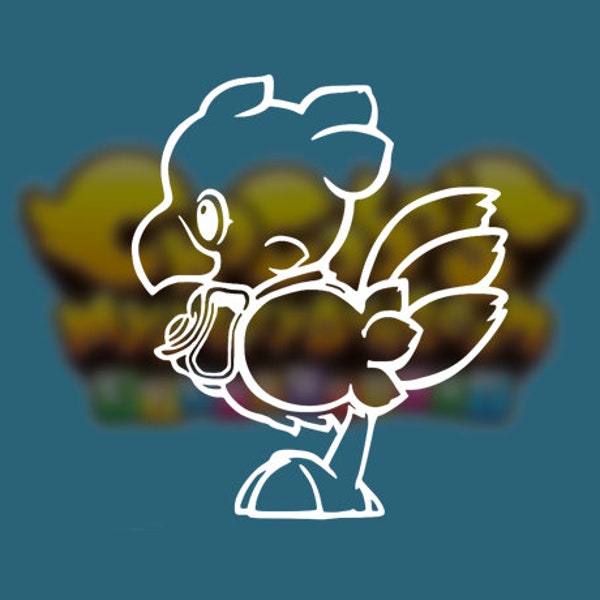 Chocobo - FF Freelancer Job Chocobo Dungeon Mystery EB (FRL) Vinyl Decal | Car Decal | Laptop Decal | Phone Decal