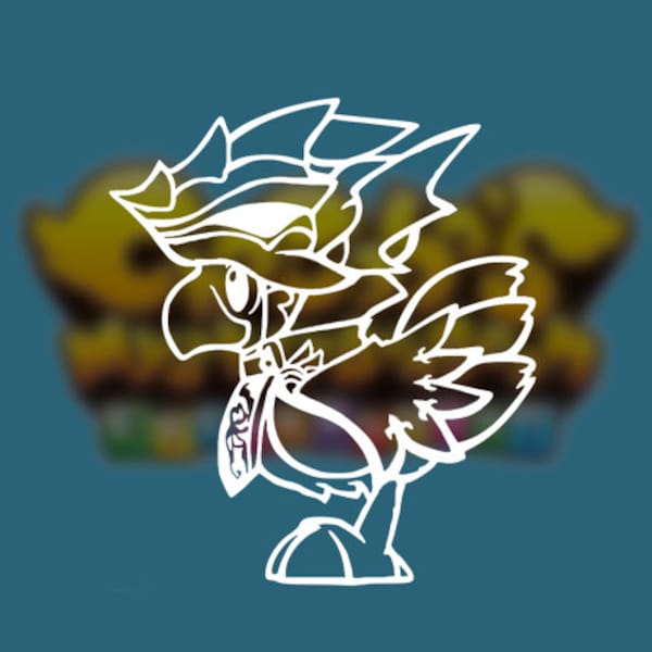 Chocobo - FF Dragoon Job Chocobo Dungeon Mystery EB (DRG) Vinyl Decal | Car Decal | Laptop Decal | Phone Decal