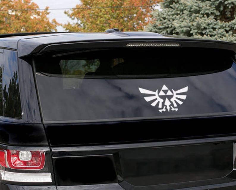 Zelda Triforce Wings Vinyl Decal Car Decal Laptop Decal Etsy
