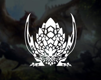 Monster Hunter World - Bazelgeuse Vinyl Decal | Car Decal | Laptop Decal | Phone Decal