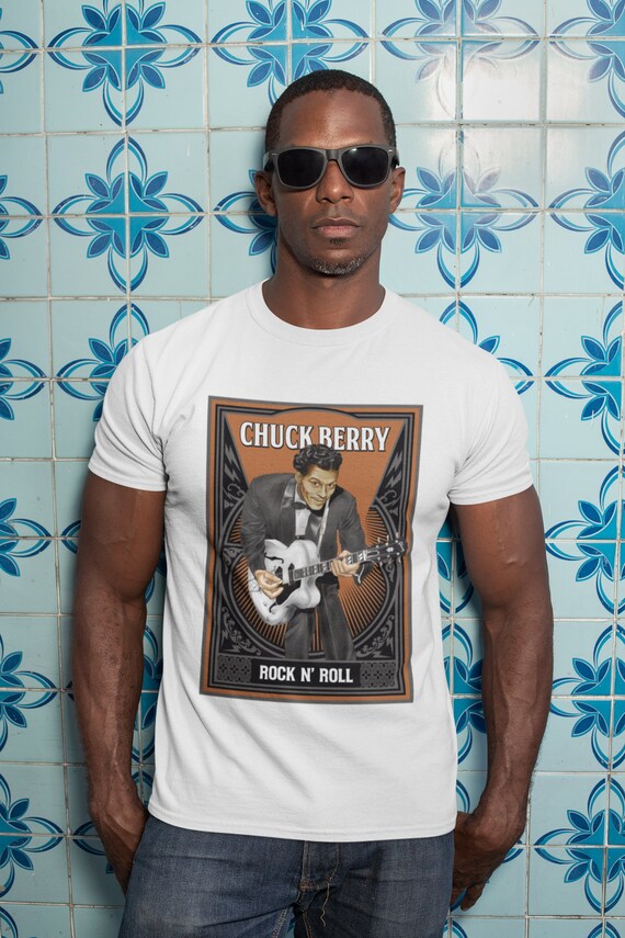 Rock n Roll Shirt Music Legend Shirts Chuck Berry Rock n Roll Shirt