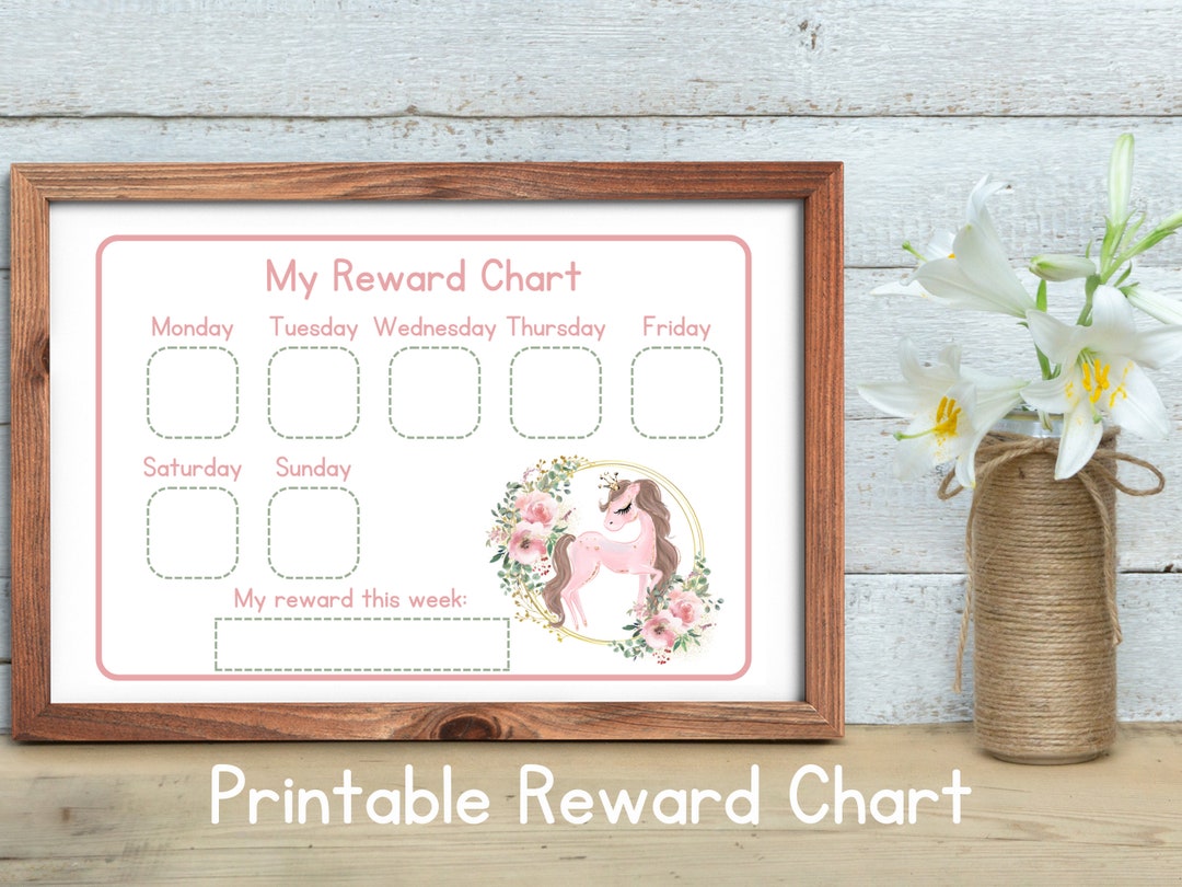Printable Horse Reward Chart Behaviour Chart Digital - Etsy UK