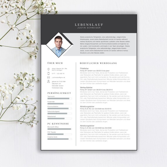 Application Template Minimal Chart In The Color Moon Etsy