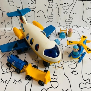 Vintage Play Family Fun Jet  Fisher Price Toys