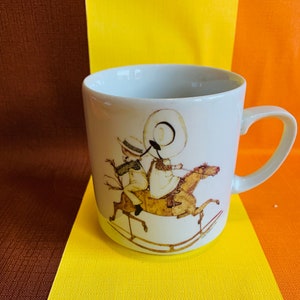 Vintage Holly Hobbie Puzzle Mug American Greetings 1976