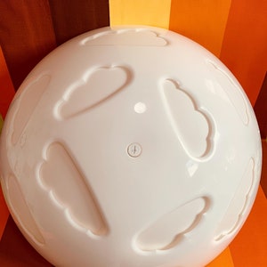 Vintagen Ikea Skojig Ceiling Lamp Lamp 90s White