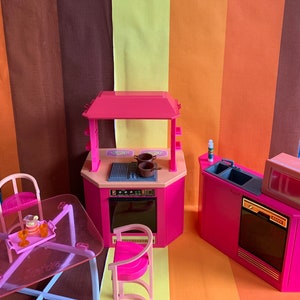 Barbie kitchen 90s cheap