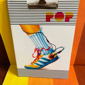 Vintage Paper Clip Pop-Art Malipiero Editore jaren 80