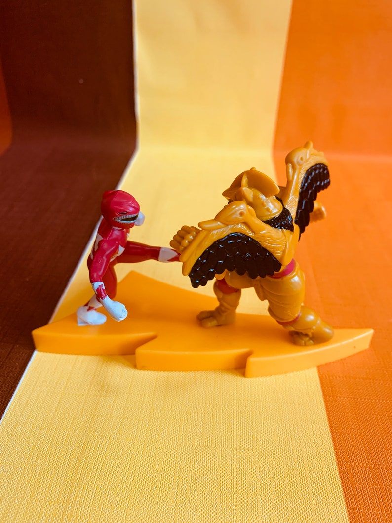 Red Ranger Goldar Vintage Power Rangers Action Figures: Red Ranger Vs Goldar, 1995 - Etsy
